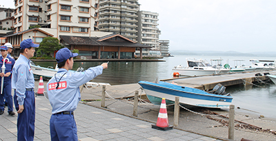 【7月10日】　堂故副大臣が石川県の被災箇所を視察