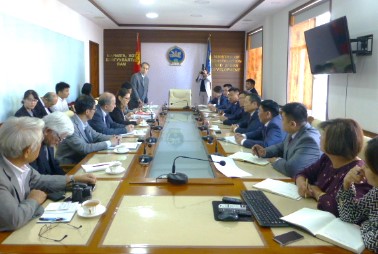モンゴル建設・都市開発省との協議