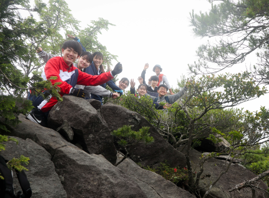 校外活動の様子（隠岐の島）